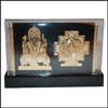 Gold Plated Lord Ganesh with Shri Chakra - Click here to View more details about this Product